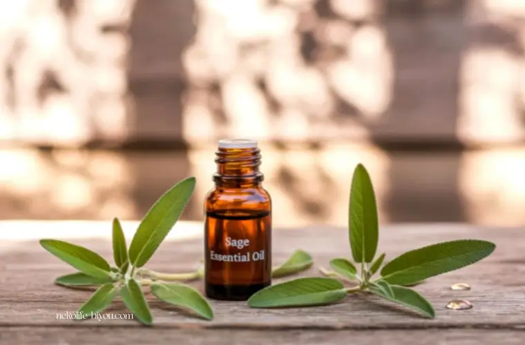 クラリーセージにアロマの精油の写真|更年期にアロマが効く理由|香りが自律神経と女性ホルモンに働きかけるメカニズムとおすすめ精油5選