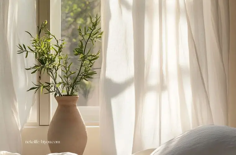 朝日が差し込む部屋の写真｜自律神経を整える朝のアロマルーティン｜呼吸・光・香りの整え方