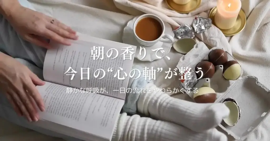 朝のアロマルーティンで心を整える｜セルフイメージが軽く育つ香りの使い方